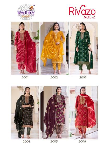 Radhika Rivazo Vol 2 hsn code of kurtis in india Wholesale Catalog