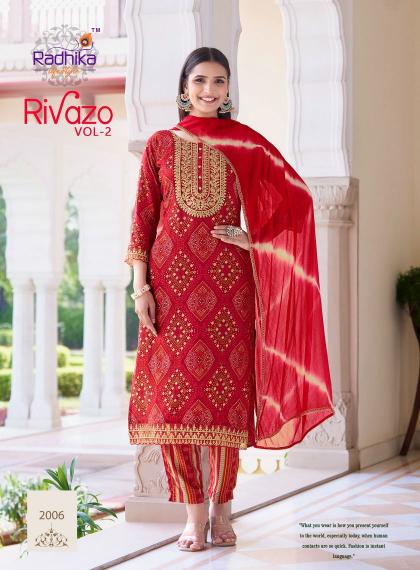 Radhika Rivazo Vol 2 hsn code of kurtis in india Wholesale Catalog