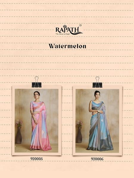 Rajpath Watermelon Silk Digital Printed Saree Wholesale Catalog