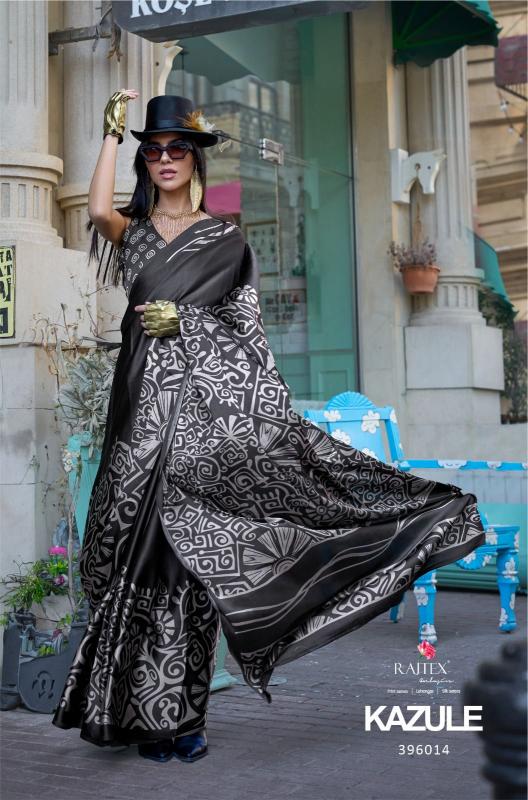 Rajtex Kazule Printed Fancy Saree Wholesale Catalog