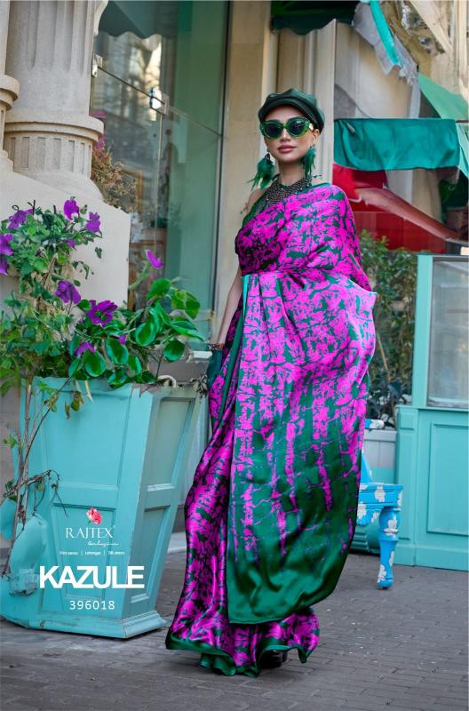 Rajtex Kazule Printed Fancy Saree Wholesale Catalog