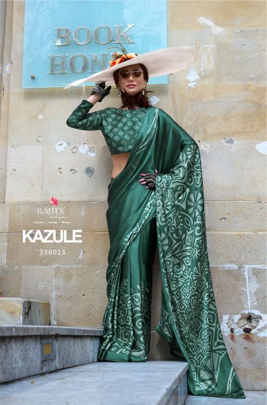 Rajtex Kazule Printed Fancy Saree Wholesale Catalog