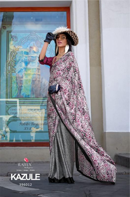 Rajtex Kazule Printed Fancy Saree Wholesale Catalog
