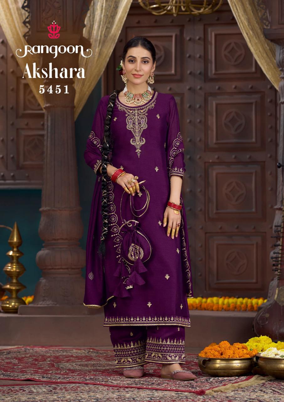 Rangoon Akshara Maroon Silk Kurtis Online India Wholesale Catalog