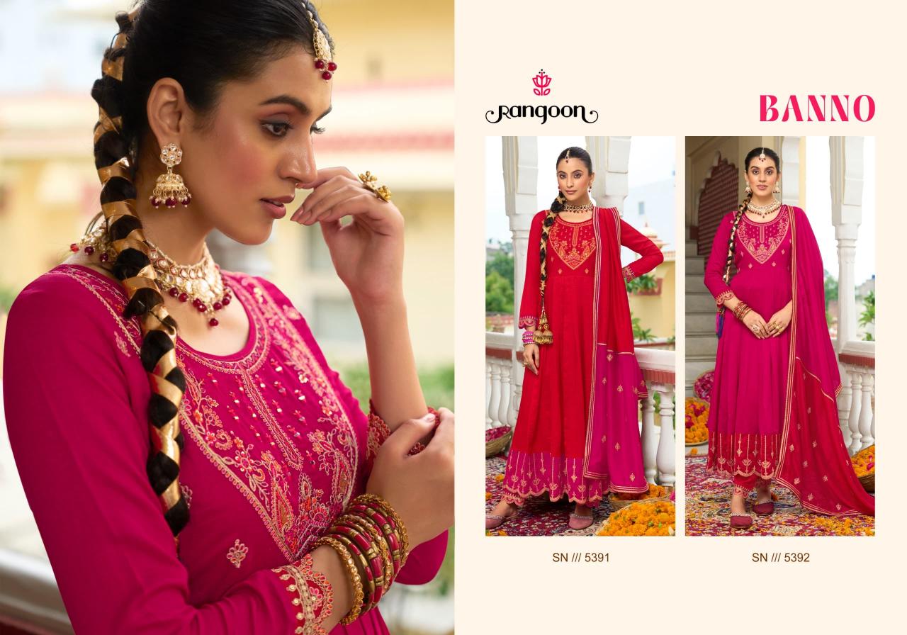 Rangoon Banno mirror work kurti online india wholesale catalog