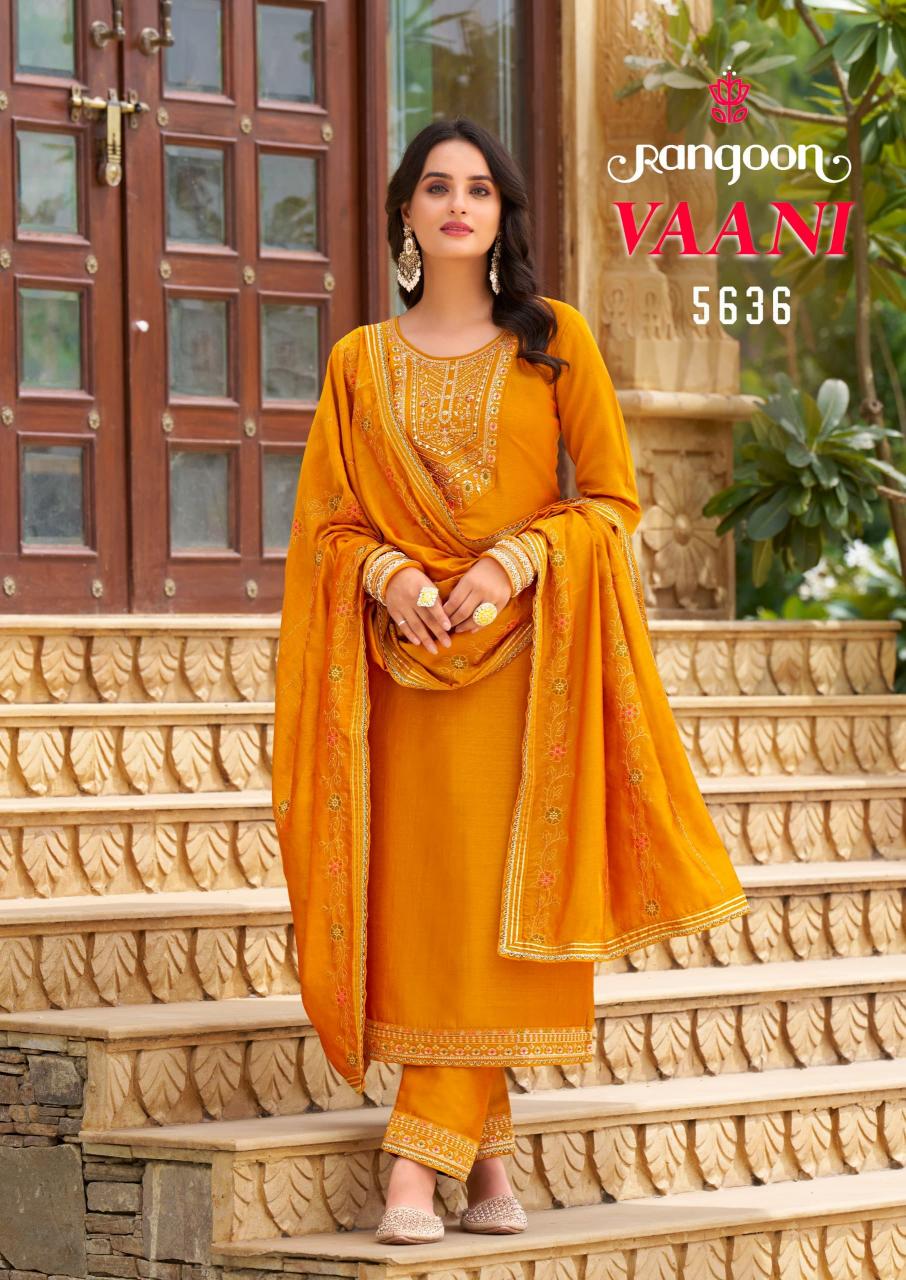 Rangoon Vaani Embroidered Kurti Wholesale Catalog
