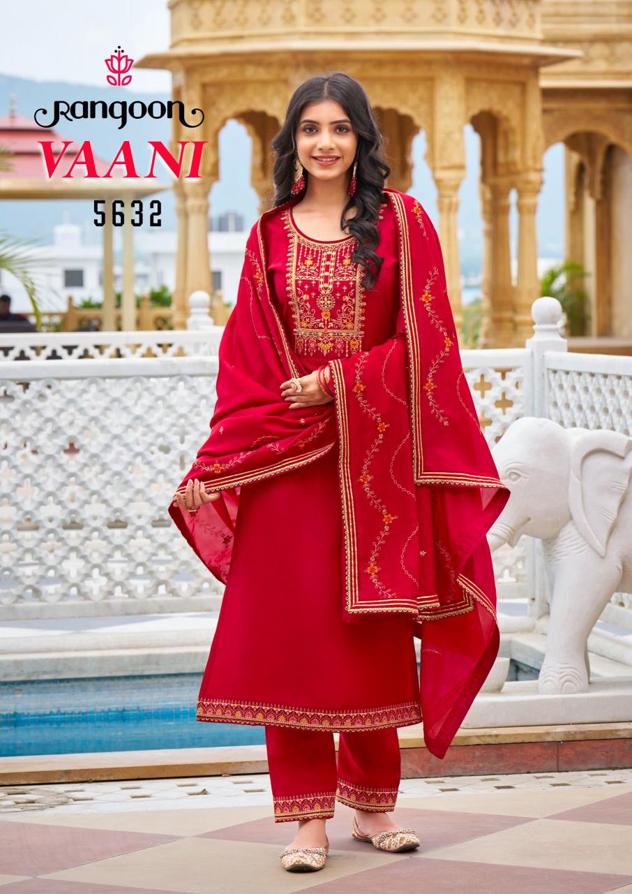 Rangoon Vaani Embroidered Kurti Wholesale Catalog