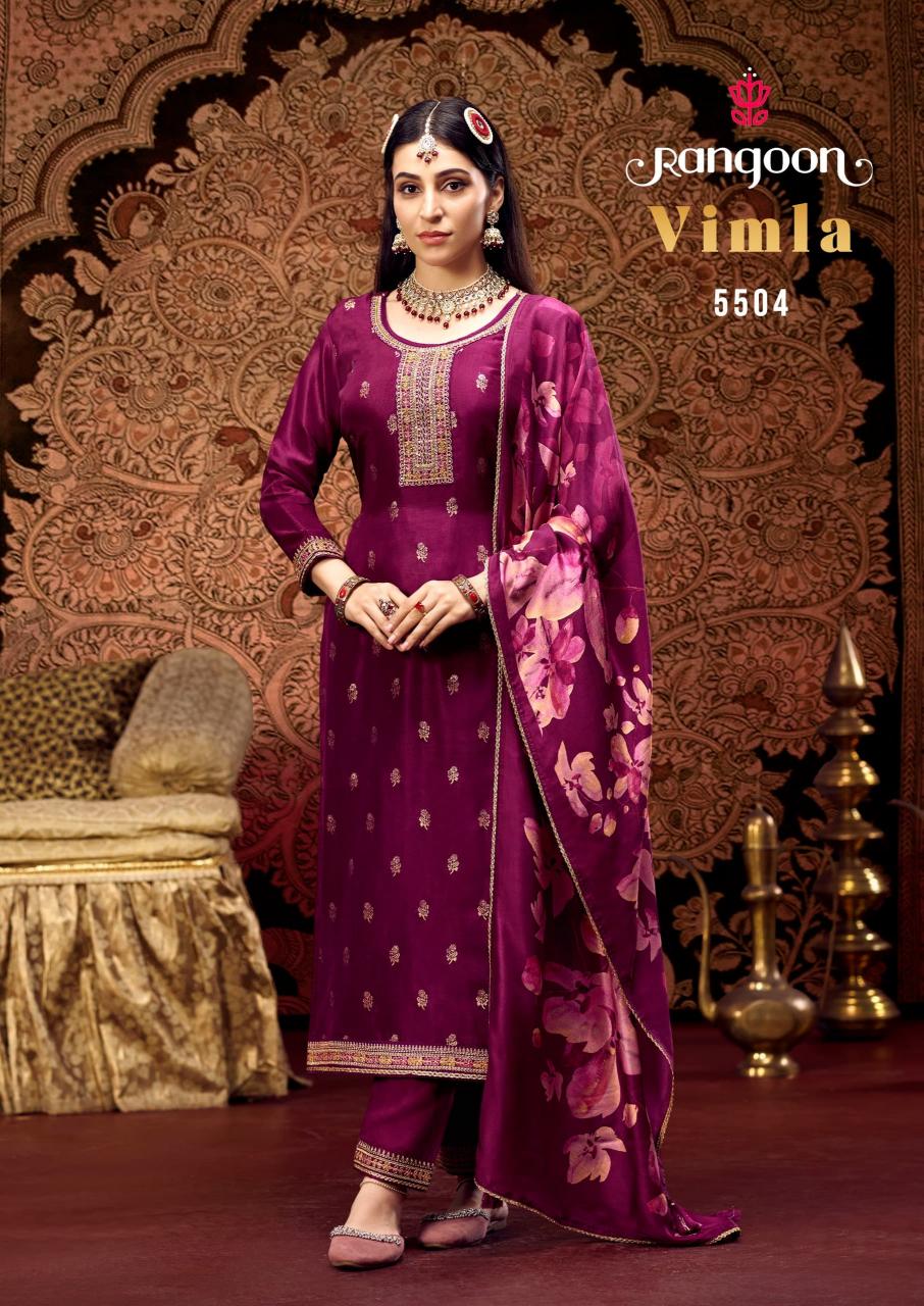 Rangoon Vimla Fancy Kurti Wholesale Catalog