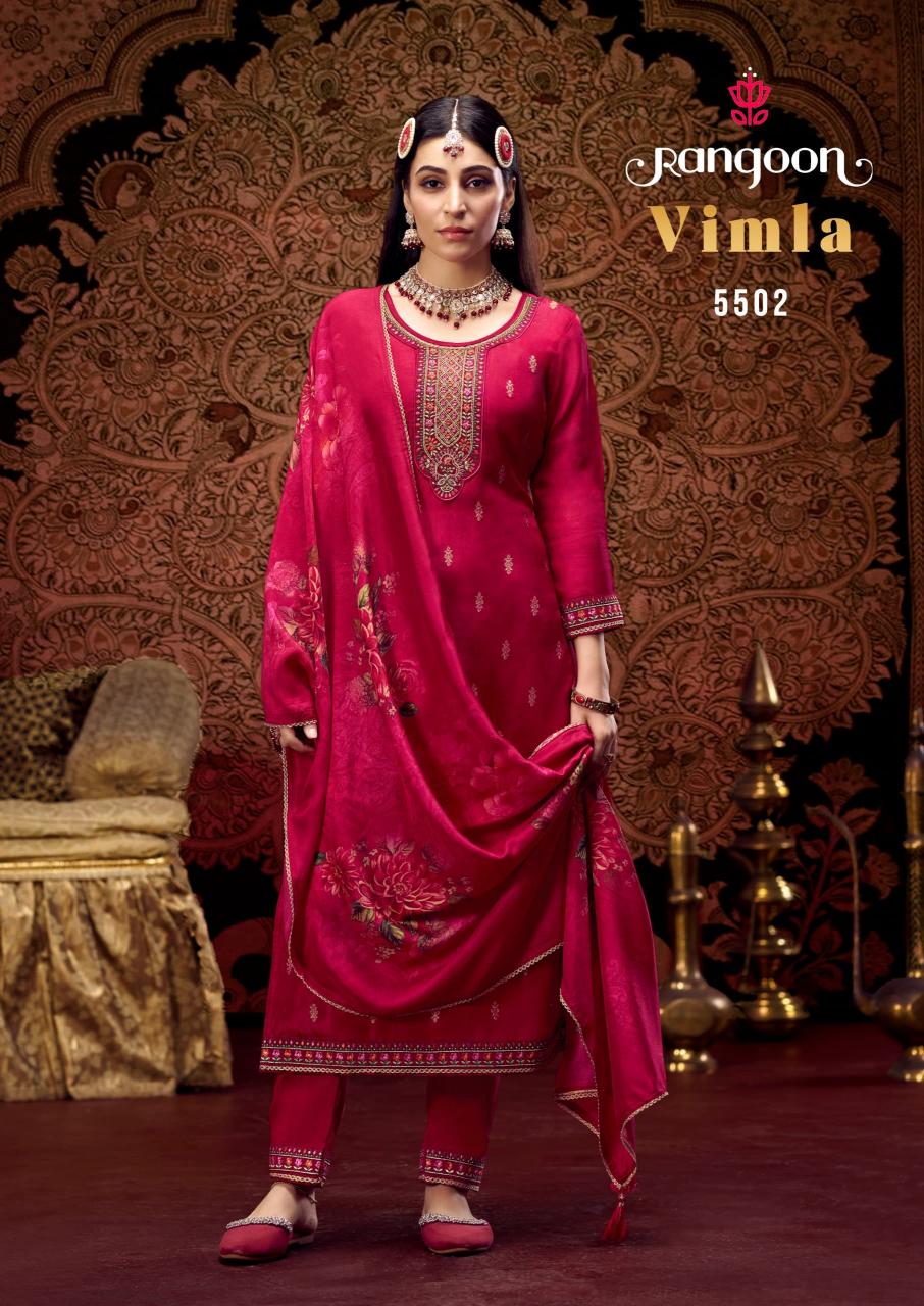 Rangoon Vimla Fancy Kurti Wholesale Catalog