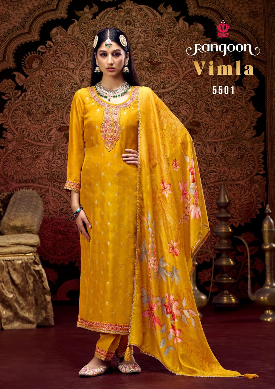 Rangoon Vimla Fancy Kurti Wholesale Catalog