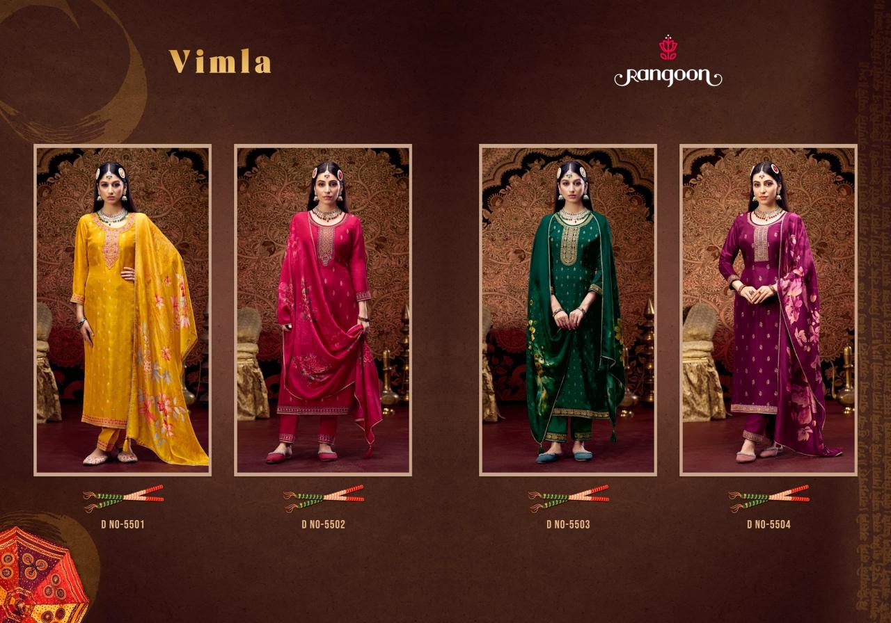 Rangoon Vimla Fancy Kurti Wholesale Catalog