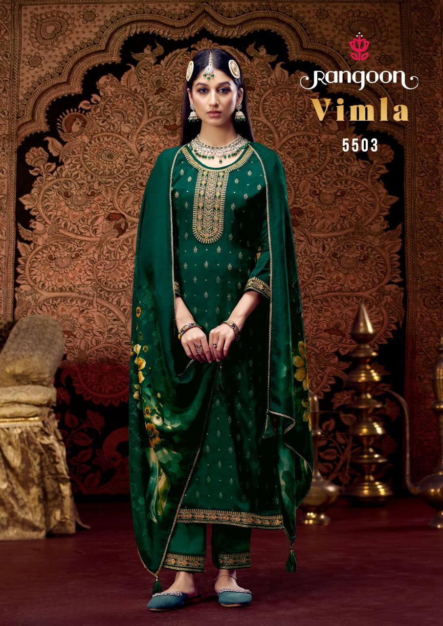 Rangoon Vimla Fancy Kurti Wholesale Catalog