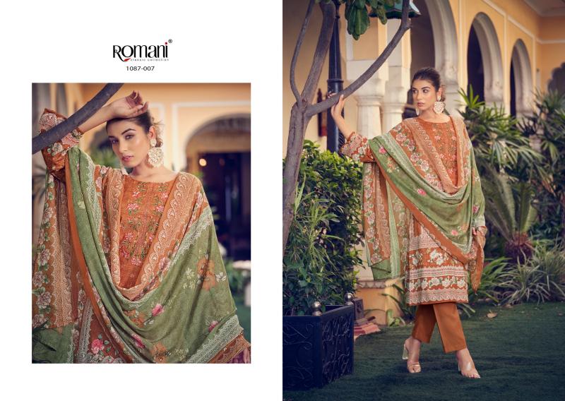 Romani Aarzu Vol 4 Soft Cotton Dress Material Wholesale Catalog
