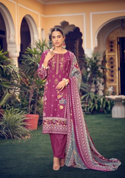 Romani Aarzu Vol 4 Soft Cotton Dress Material Wholesale Catalog