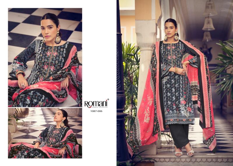 Romani Aarzu Vol 4 Soft Cotton Dress Material Wholesale Catalog