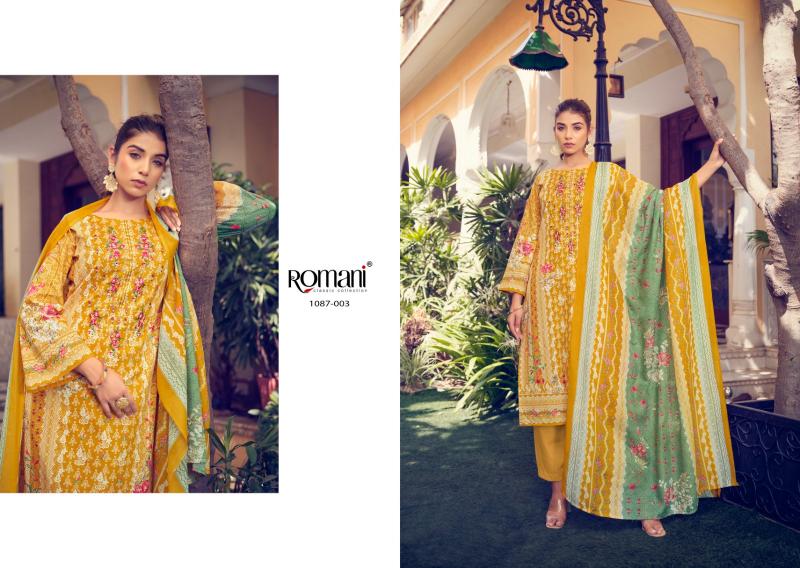Romani Aarzu Vol 4 Soft Cotton Dress Material Wholesale Catalog