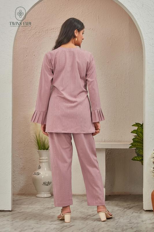Sabella D no - SW232 Onion Pink Co Ord Set Wholesale Catalog