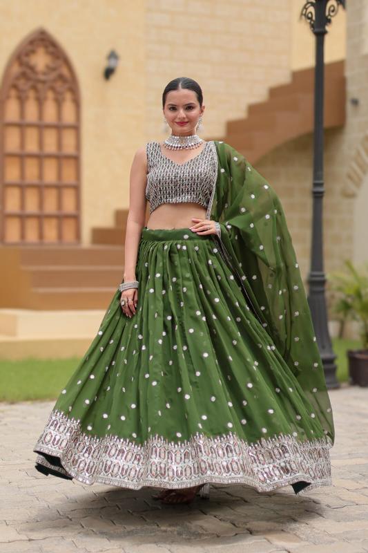 Sabella Gulnaz Designer Georgette Lehenga Choli Wholesale Catalog