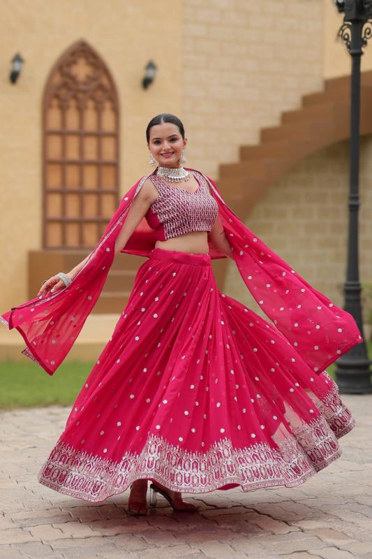 Sabella Gulnaz Designer Georgette Lehenga Choli Wholesale Catalog