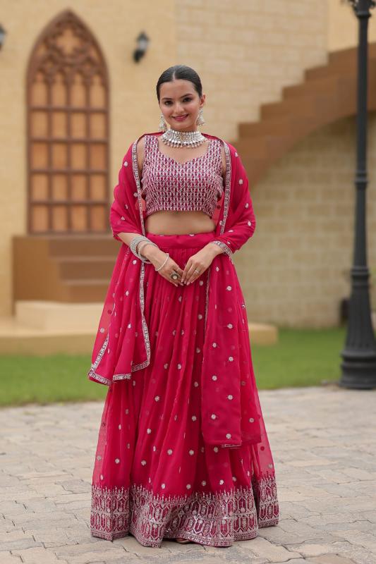 Sabella Gulnaz Designer Georgette Lehenga Choli Wholesale Catalog