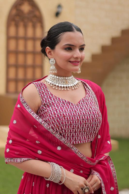 Sabella Gulnaz Designer Georgette Lehenga Choli Wholesale Catalog