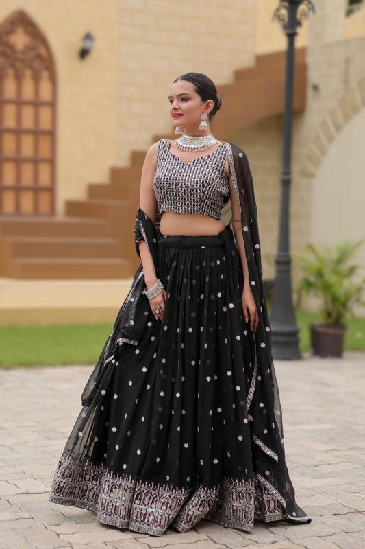 Sabella Gulnaz Designer Georgette Lehenga Choli Wholesale Catalog
