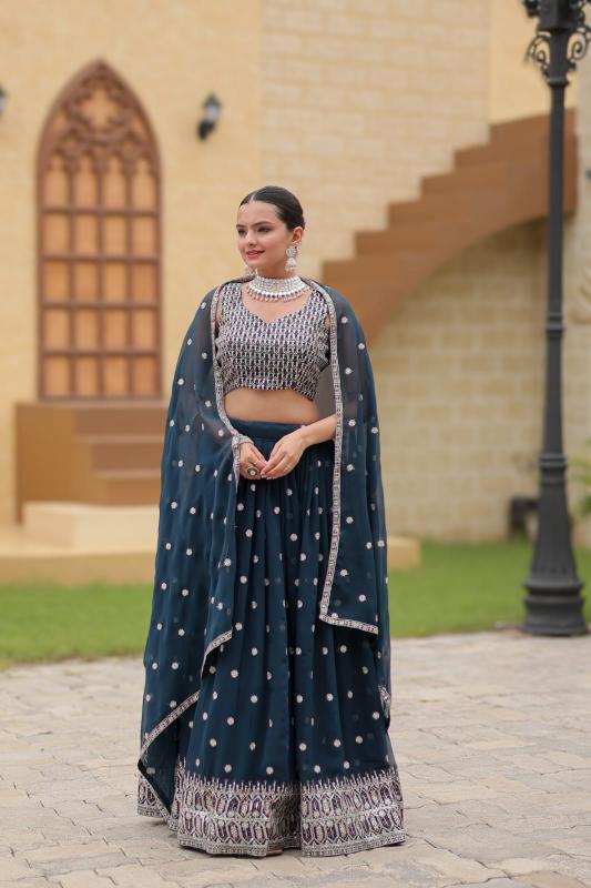 Sabella Gulnaz Designer Georgette Lehenga Choli Wholesale Catalog