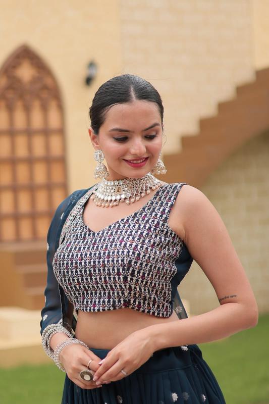 Sabella Gulnaz Designer Georgette Lehenga Choli Wholesale Catalog