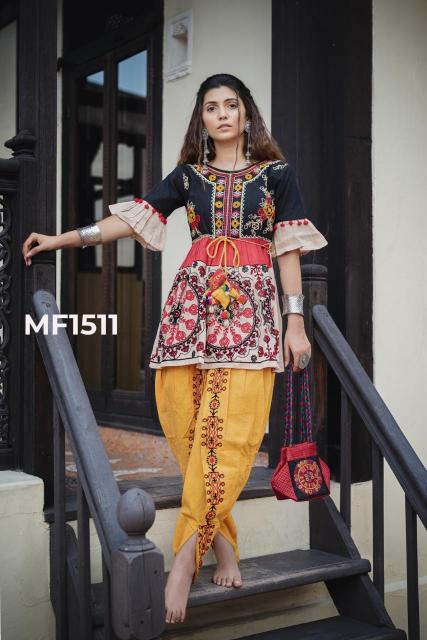 Sabella Kath-Putli Kedia and Tulip Pants traditional colours kurtis in india Wholesale Catalog