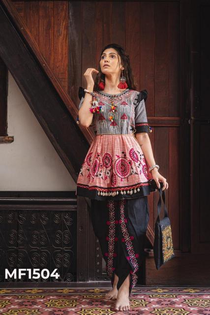 Sabella Kath-Putli Kedia and Tulip Pants traditional colours kurtis in india Wholesale Catalog