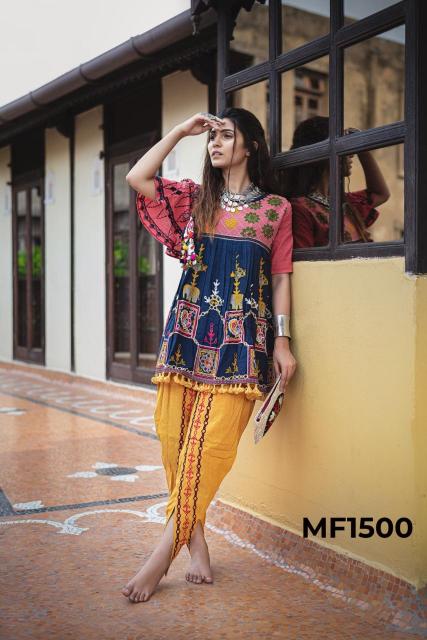 Sabella Kath-Putli Kedia and Tulip Pants traditional colours kurtis in india Wholesale Catalog
