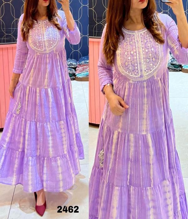 Sabella Pari Fancy Anarkali Gown Kurti Wholesale Catalog