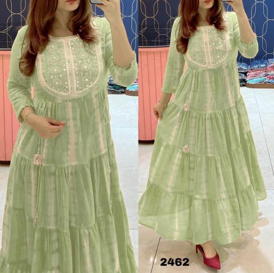 Sabella Pari Fancy Anarkali Gown Kurti Wholesale Catalog