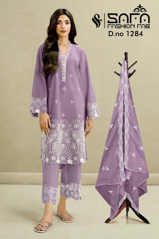 Safa Fashion Fab 1284 Ready Made Pakistani Suit Wholesale Catalog