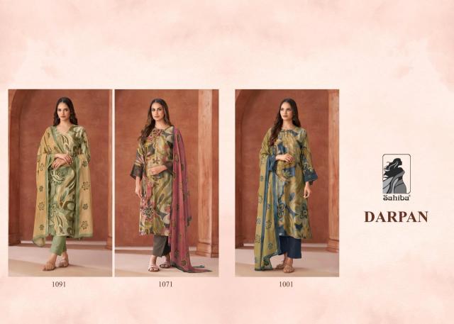 SAHIBA DARPAN Muslin Digital Printed Salwar Kameez Wholesale Catalog