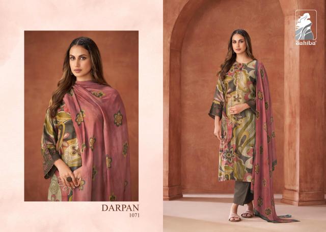 SAHIBA DARPAN Muslin Digital Printed Salwar Kameez Wholesale Catalog