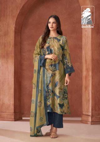 SAHIBA DARPAN Muslin Digital Printed Salwar Kameez Wholesale Catalog