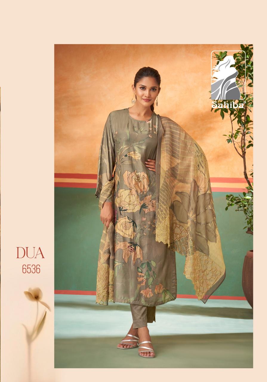 Sahiba Dua Digital print Salwar Kameez Wholesale Catalog 