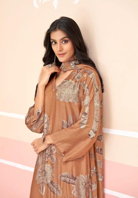 SAHIBA ISHANI Muslin Silk Digital Printed Salwar Kameez Wholesale Catalog