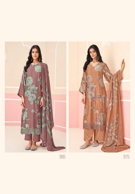 SAHIBA ISHANI Muslin Silk Digital Printed Salwar Kameez Wholesale Catalog