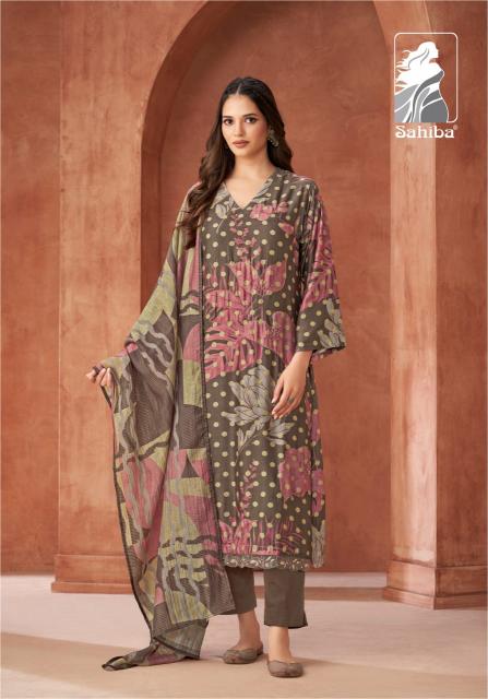 SAHIBA MIRAYA Muslin Digital Printed Salwar Kameez Wholesale Catalog