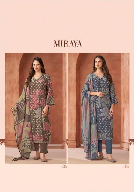 SAHIBA MIRAYA Muslin Digital Printed Salwar Kameez Wholesale Catalog