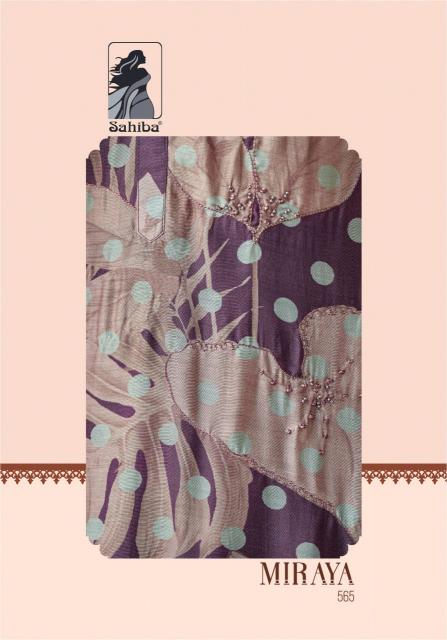 SAHIBA MIRAYA Muslin Digital Printed Salwar Kameez Wholesale Catalog
