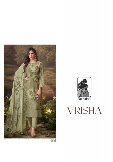 Sahiba Vrisha Viscose Simmer Digital Printed Salwar Kameez Wholesale Catalog