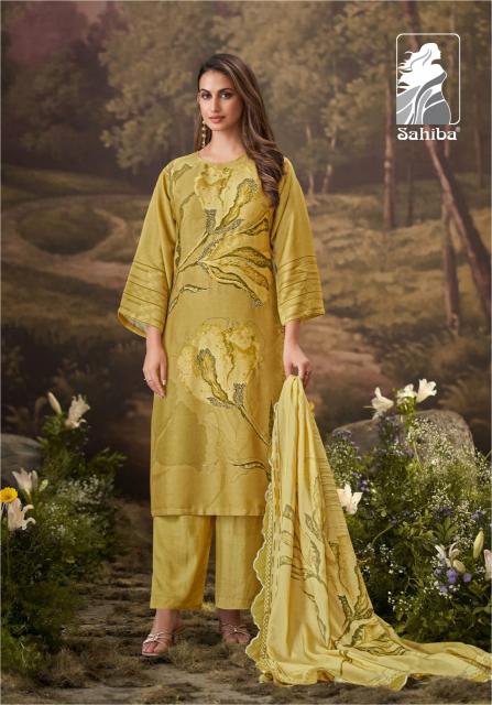 Sahiba Vrisha Viscose Simmer Digital Printed Salwar Kameez Wholesale Catalog
