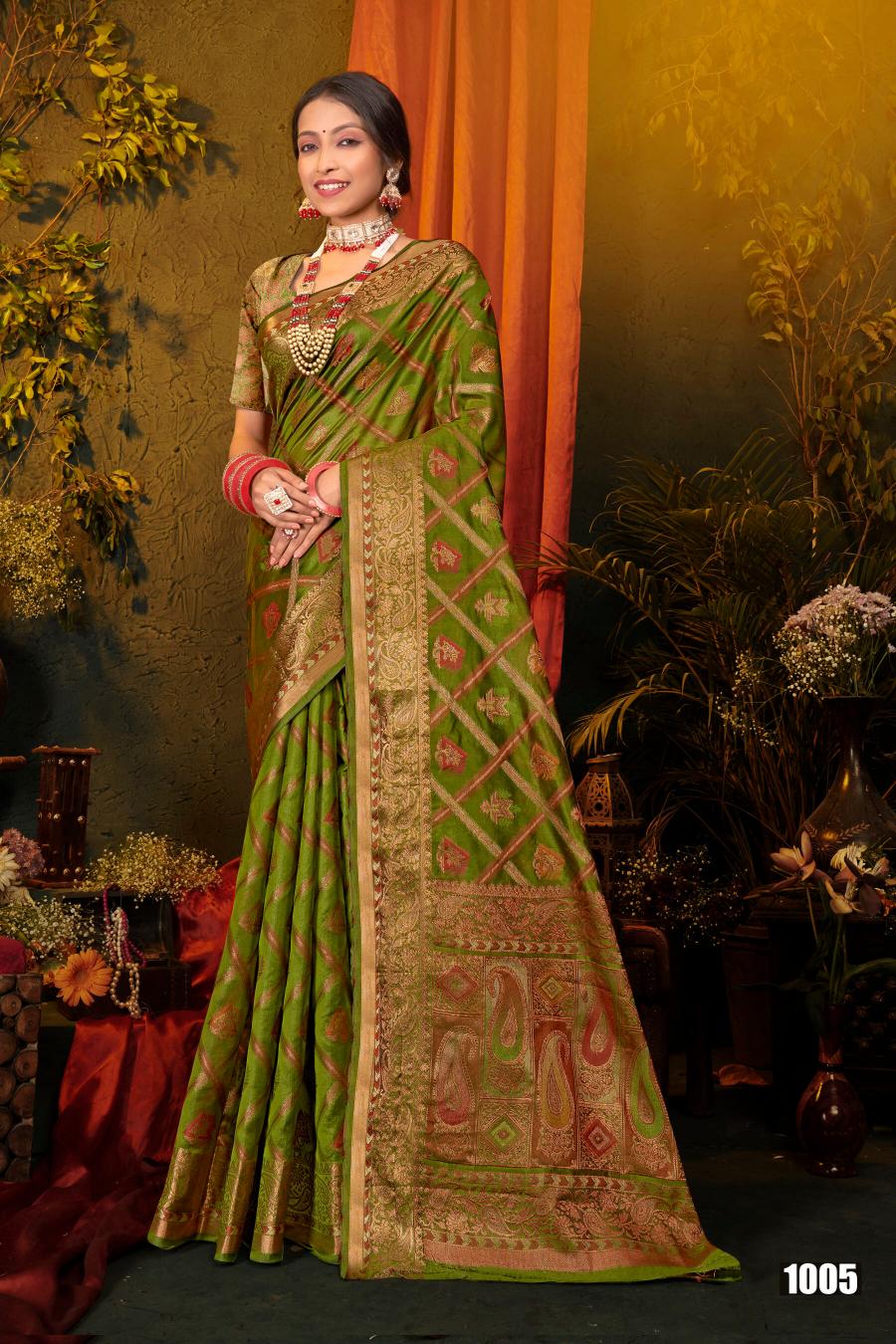 Saroj Kaanishka vol.1 Soft Organza silk saree in surat with price wholesale
