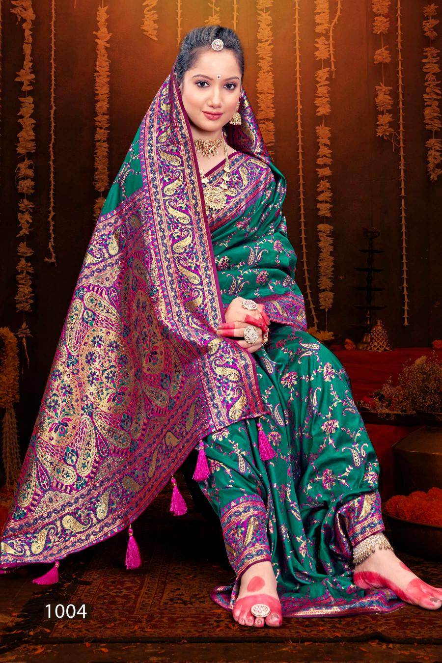 Saroj Kashmiri silk vol.2 50*600 silk saree in surat with price wholesale