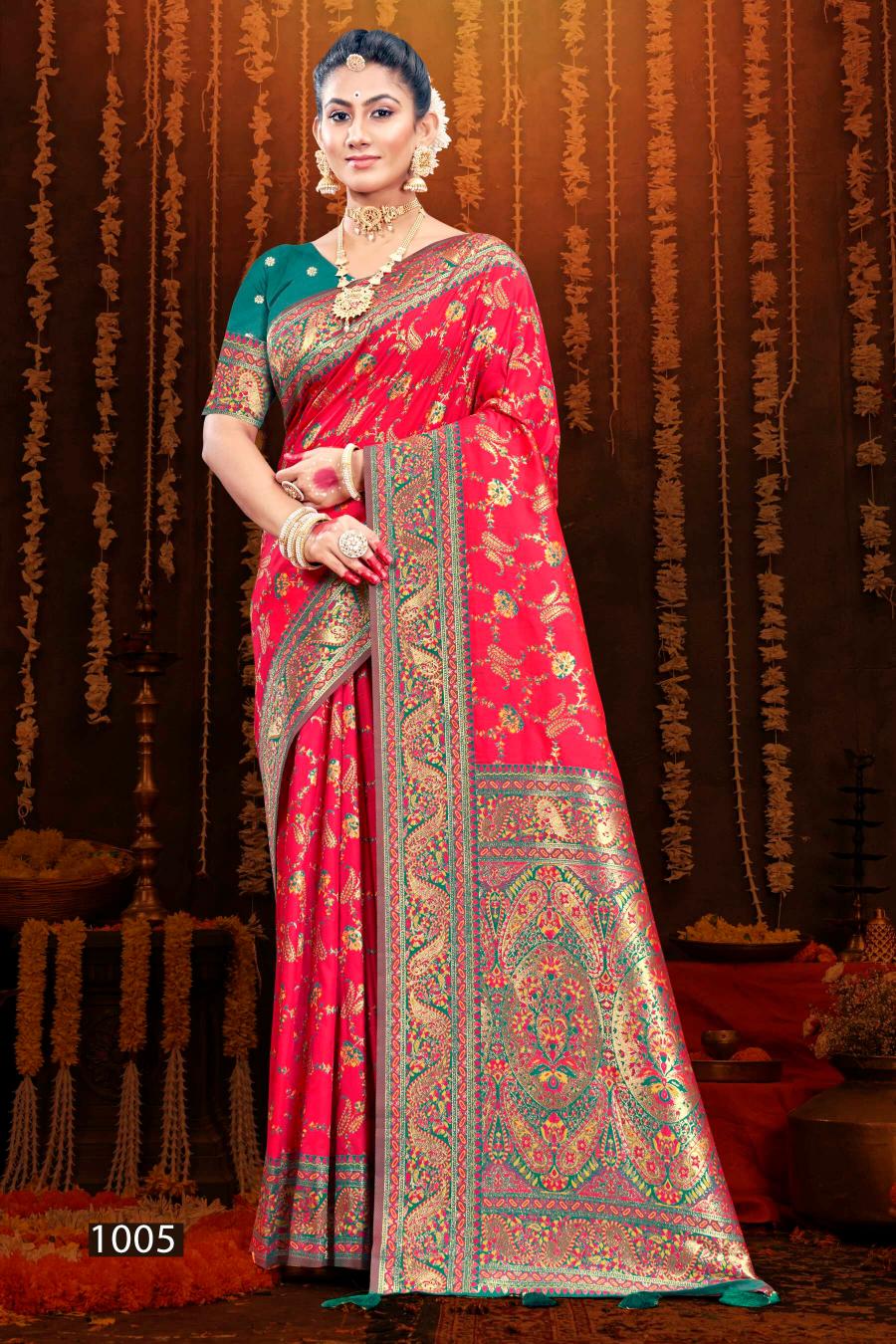 Saroj Kashmiri silk vol.2 50*600 silk saree in surat with price wholesale