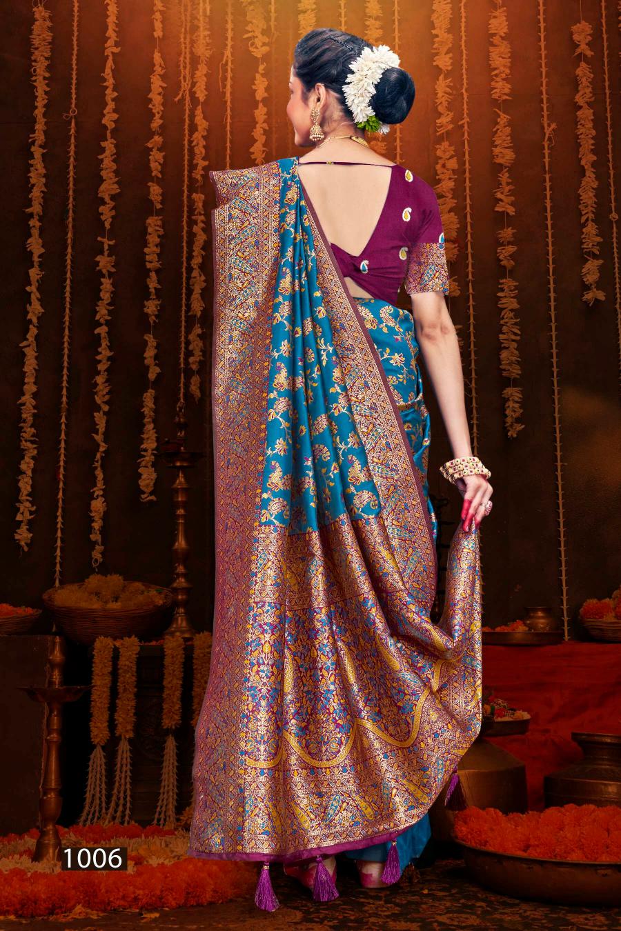 Saroj Kashmiri silk vol.2 50*600 silk saree in surat with price wholesale