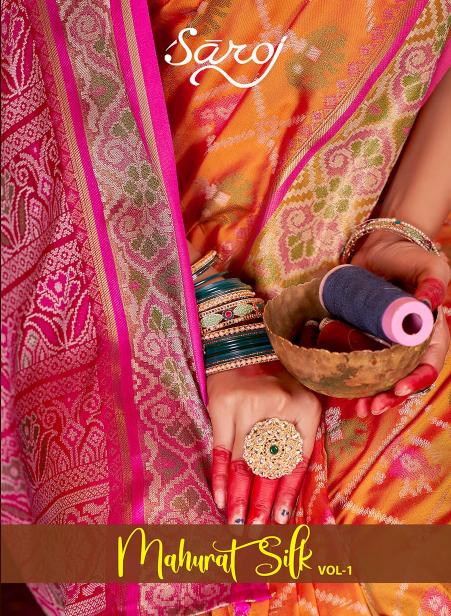 Saroj Mahurat Silk vol.1Patola silk in surat with price wholesale